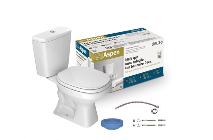 Bacia C/Cx Acop Br Aspen Ecof Kit Comp