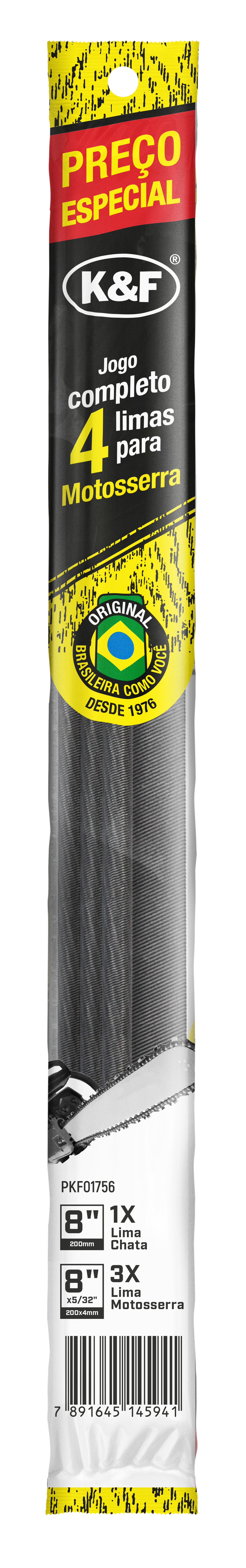 Jg Lima P/Motosserra 3/16” E Enxada 8”
