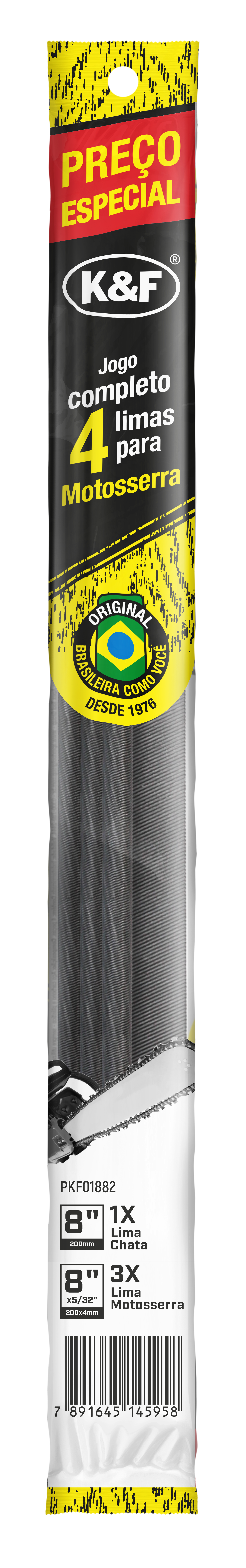 Jg Lima P/Motosserra 5/32” E Enxada 8”