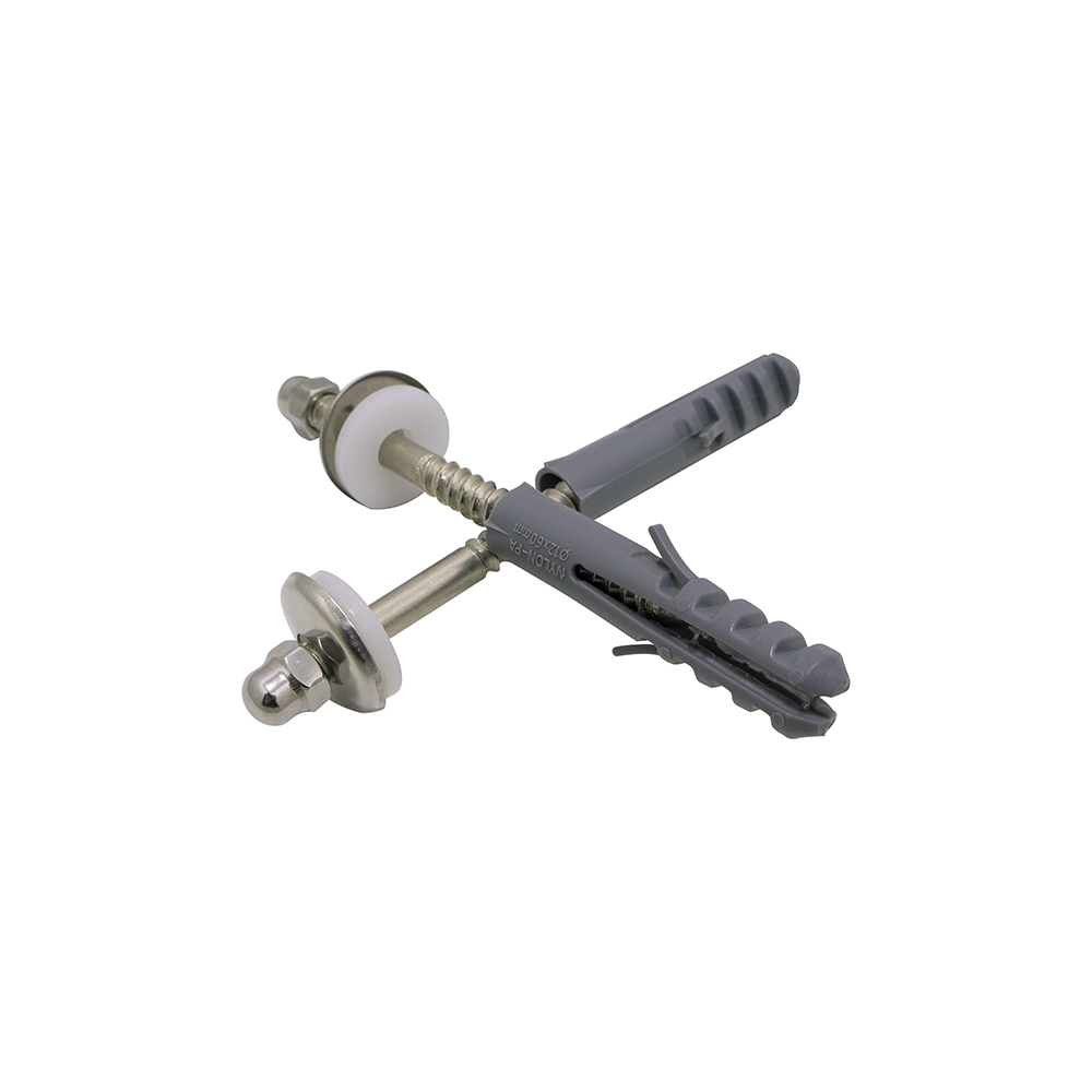 Paraf P/Vaso/Lav Inox B10 80mm Par