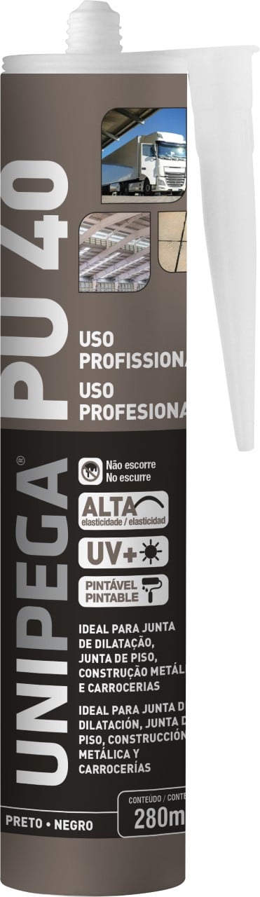 Selante Pu Preto 400gr Pu40