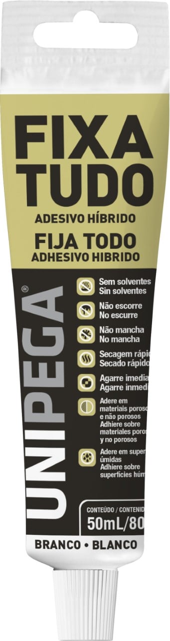 Adesivo Fixa Tudo Branco 80gr