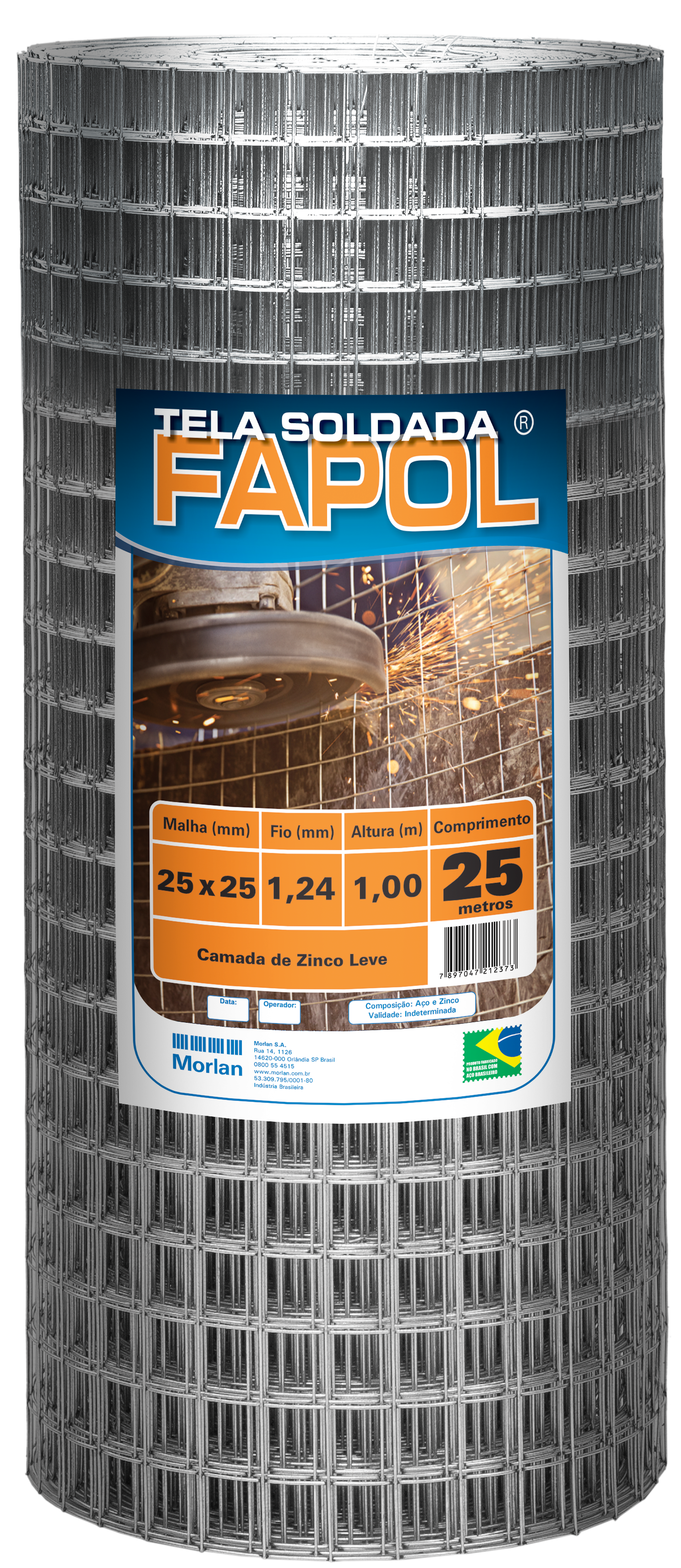 Tela Sold P/Ref Fach 18x1,00x25mt Fapol