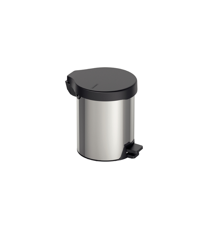 Lixeira Inox C/Pedal New 5lts