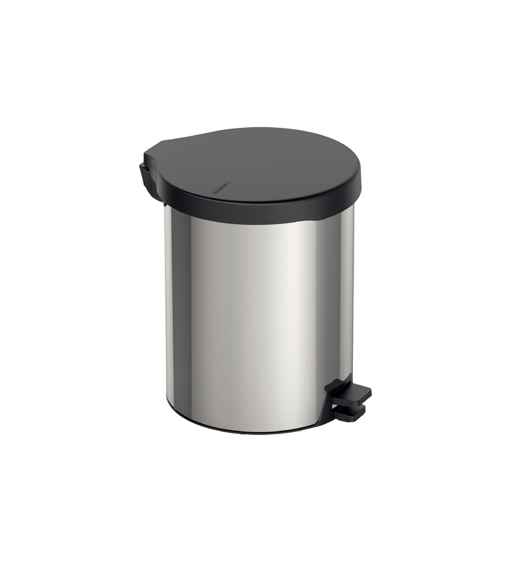 Lixeira Inox C/Pedal New 12lts
