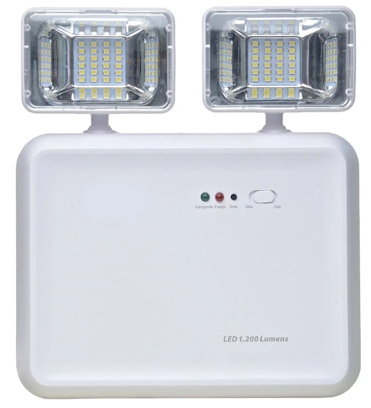Bloco De Emergencia Led 1200 Lumens