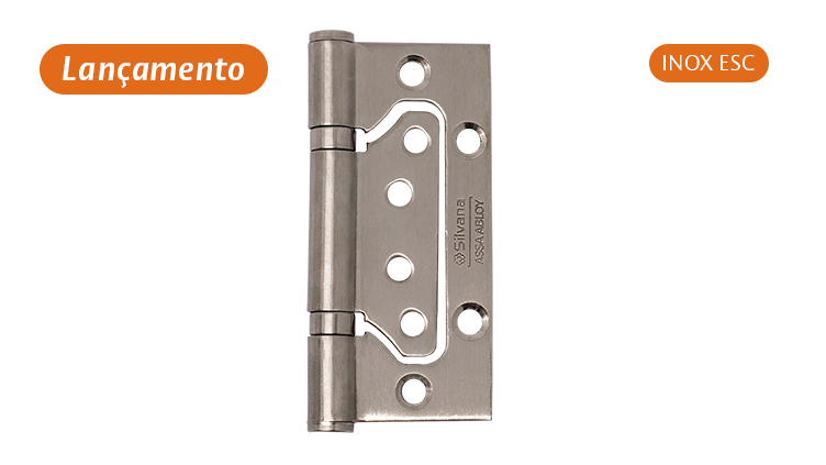 Dobradica 4x3” 884 Sobrep Inox