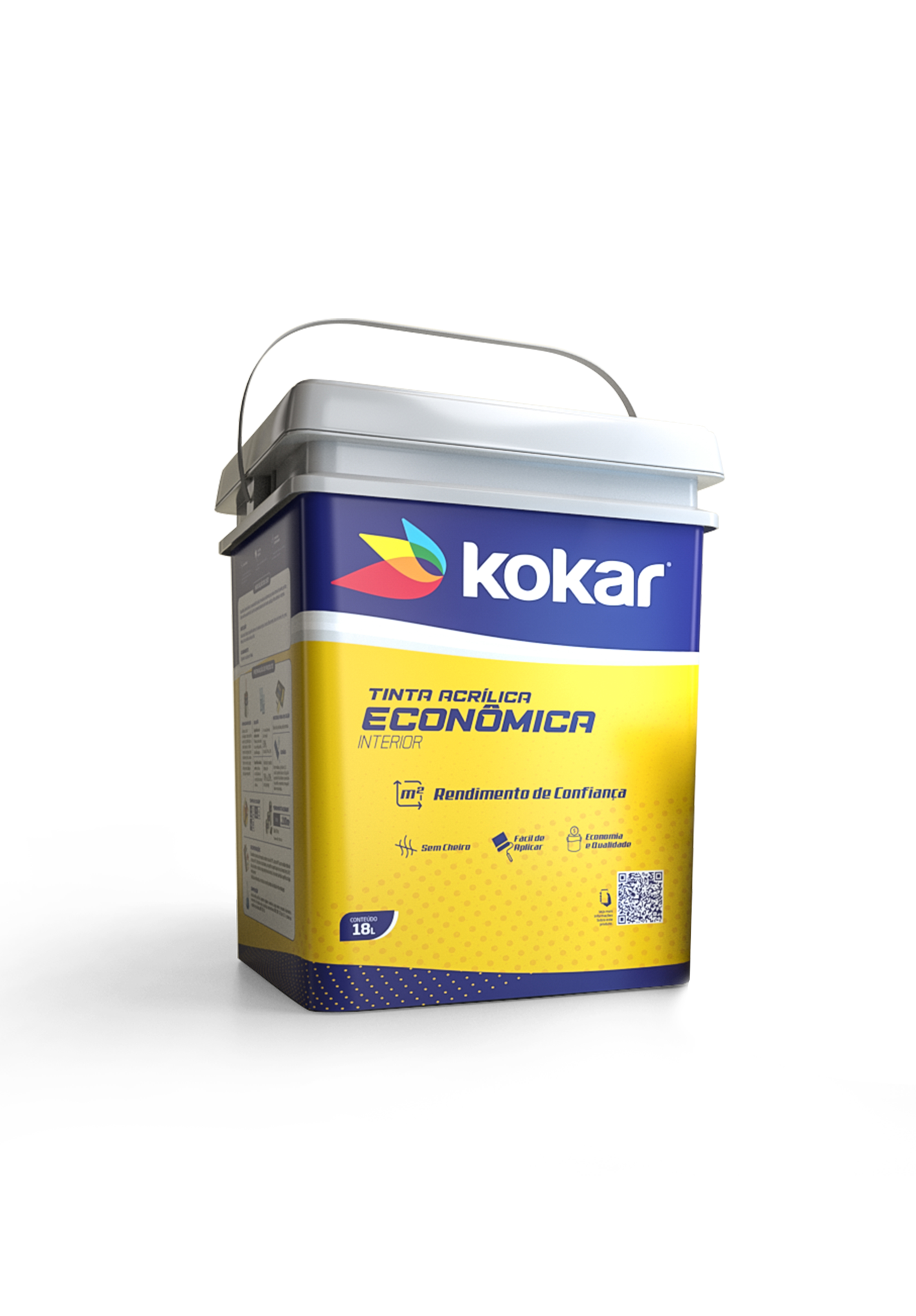 Tinta Acr Fo Eco 18lt Am Canario