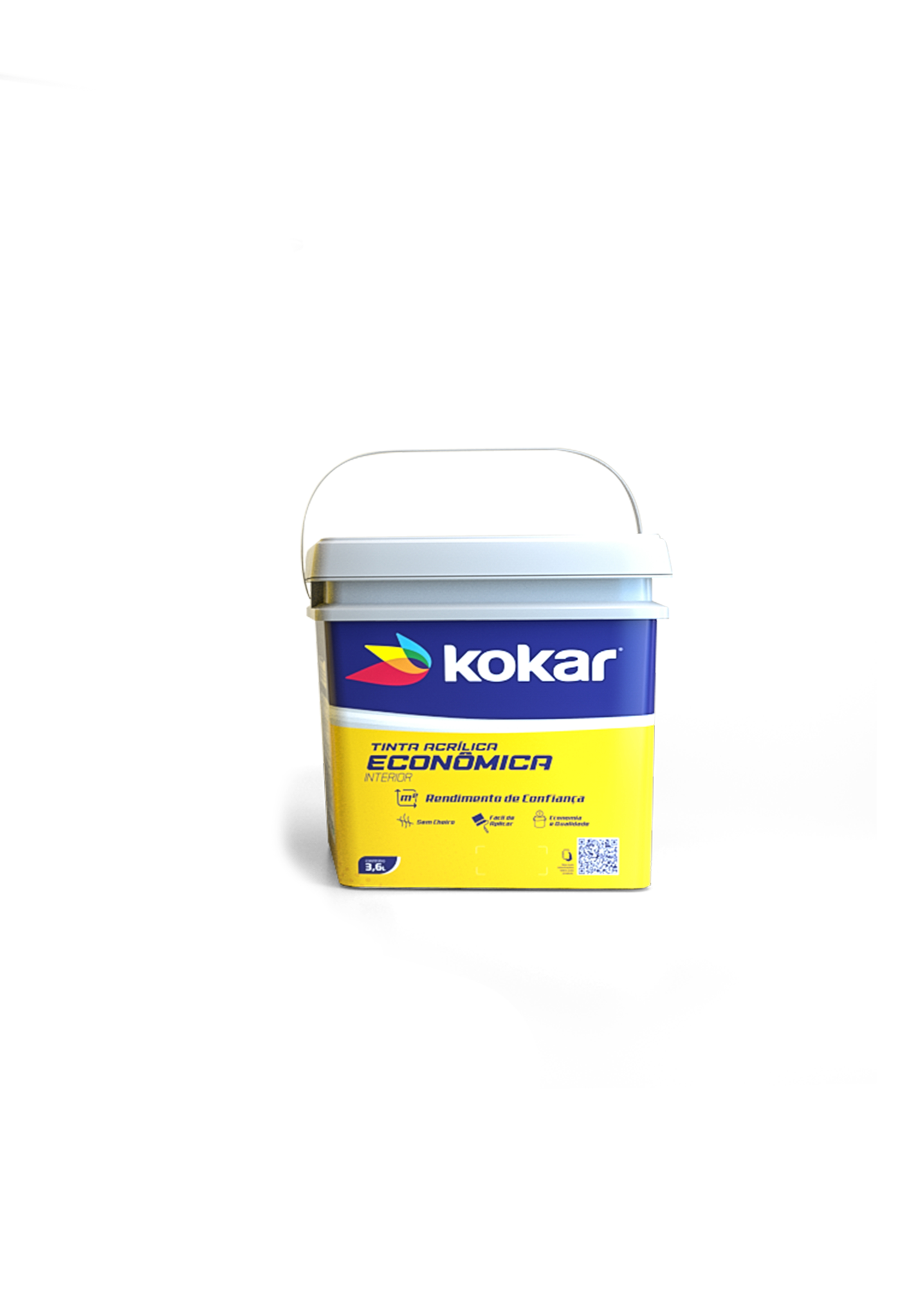 Tinta Acr Fo Eco 3,6lt Vd Menta