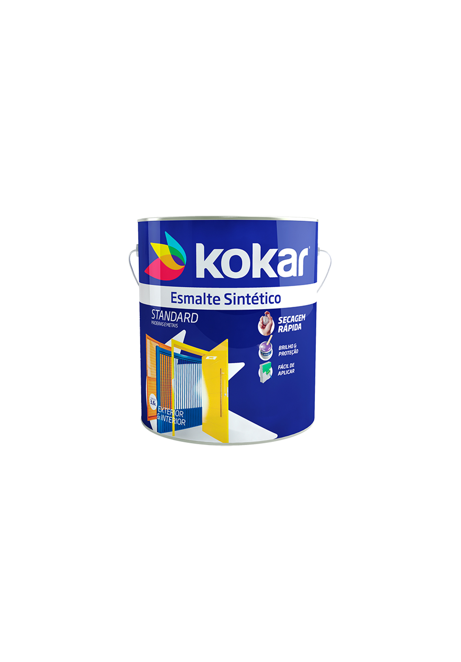 Tinta Esm Bril Std 3,6lt Cz Medio