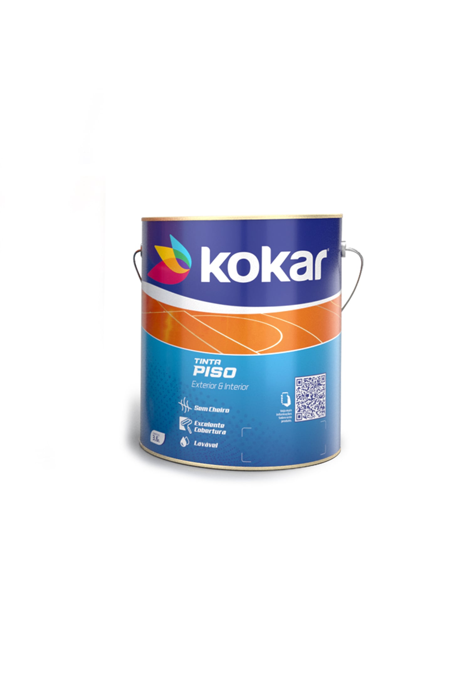 Tinta Acr Piso Prm 3,6lt Br