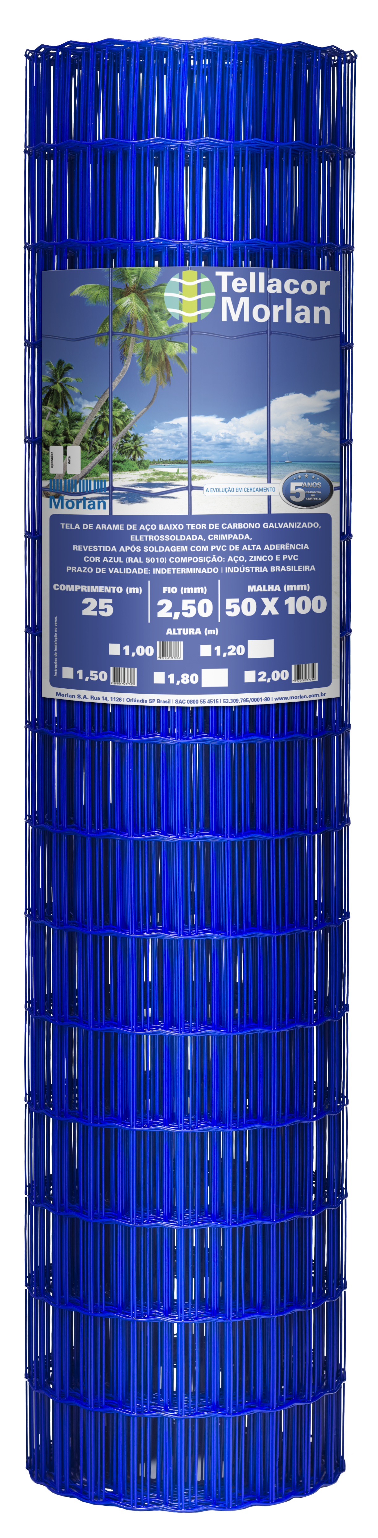 Tela Sold Tellacor 2,50mmx1,50mx25mt Az