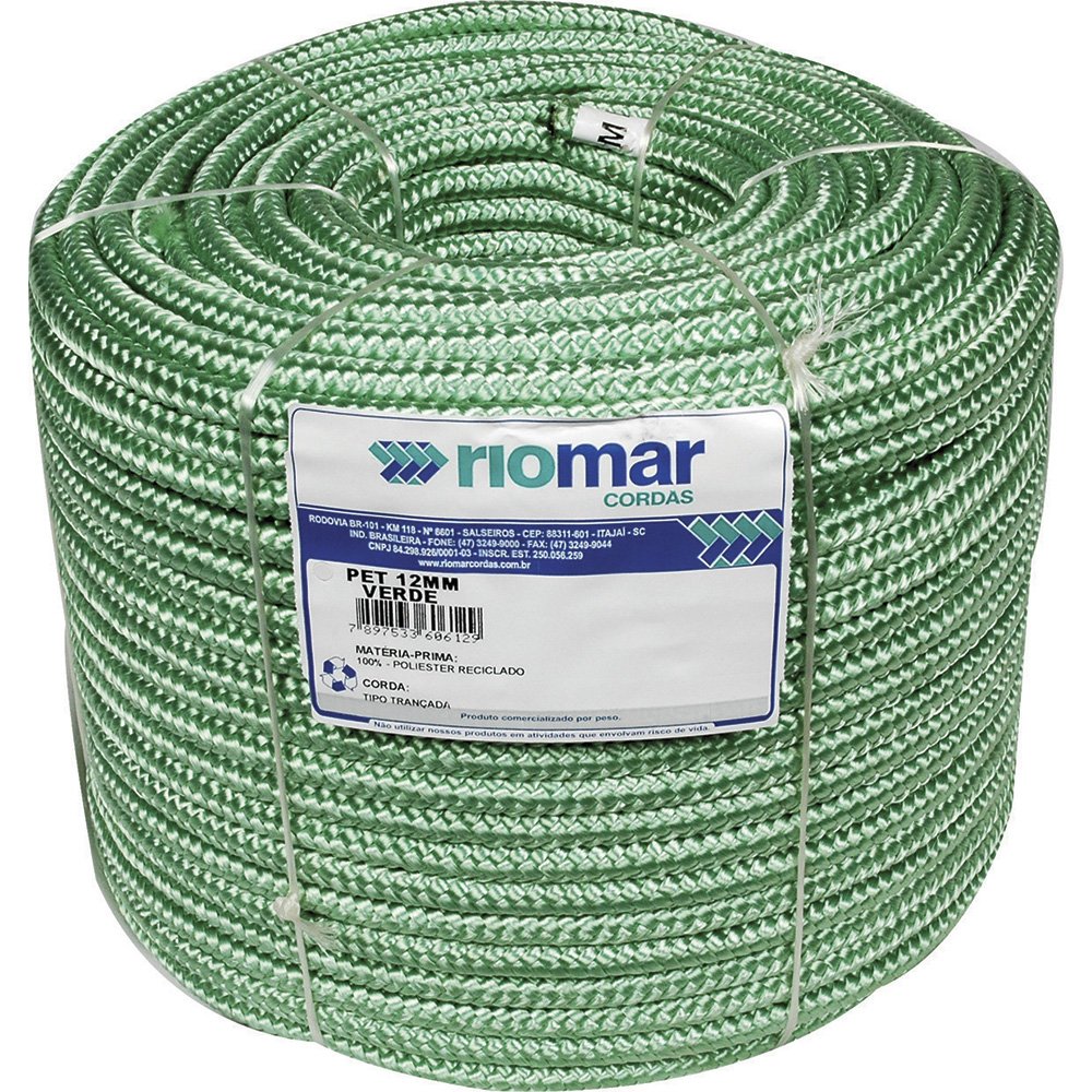 Corda Tranc Seda Pet Vd 16mm 15kg 84mt