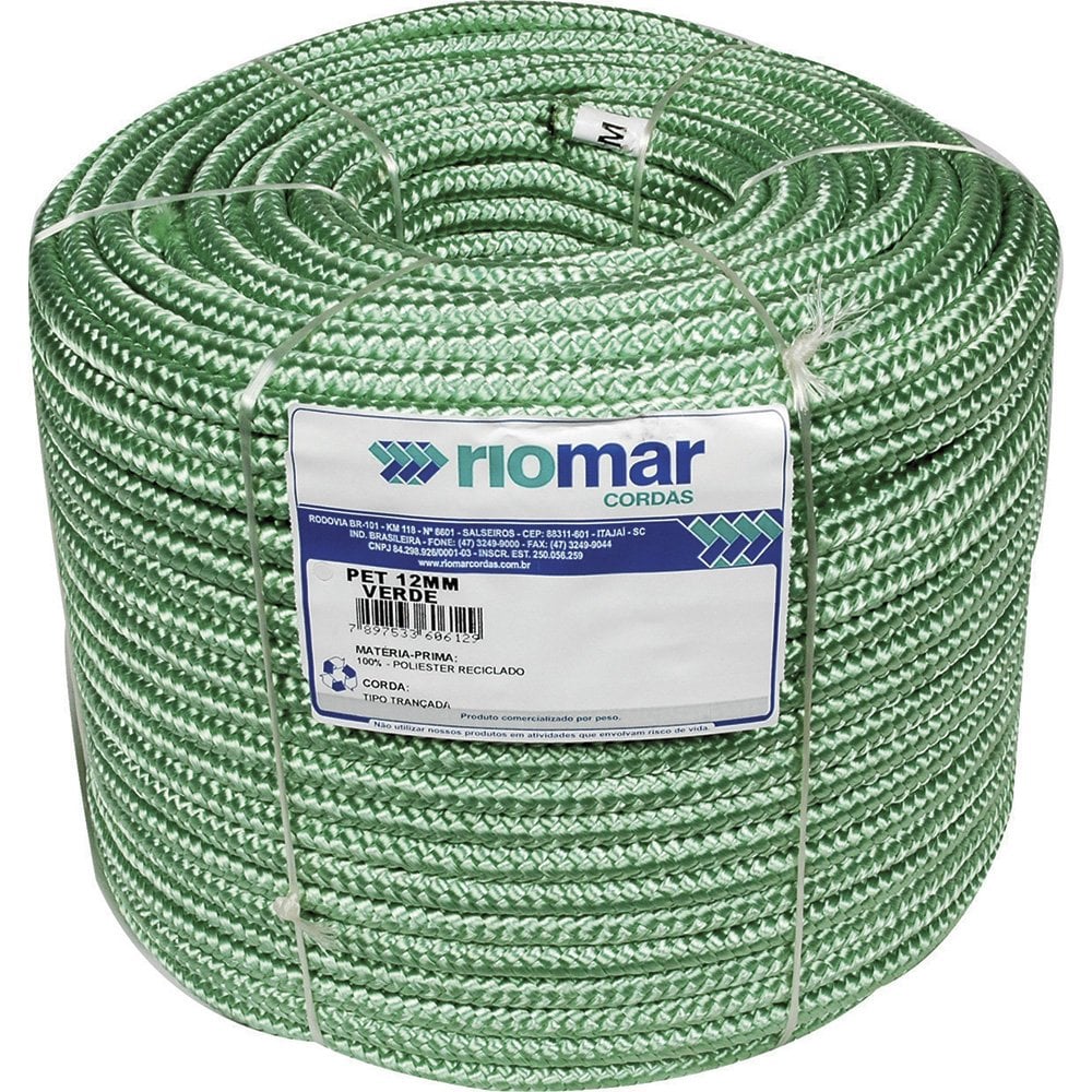 Corda Tranc Seda Pet Vd 19mm 15kg 60mt