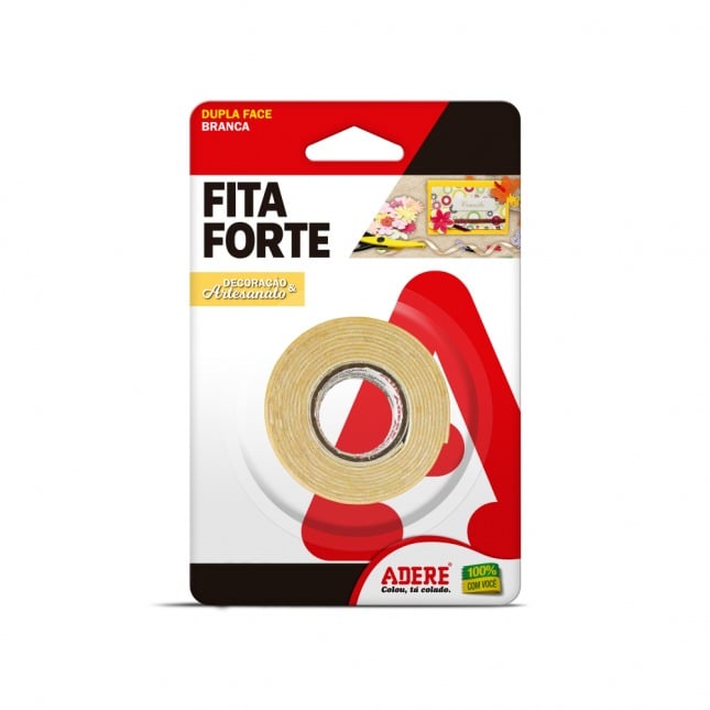 Fita D Face Espum 12mmx1,5mt Fita Forte 
