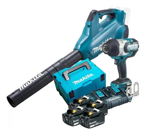 Kit Soprador+Chave Impacto 3/4” Bat 18v