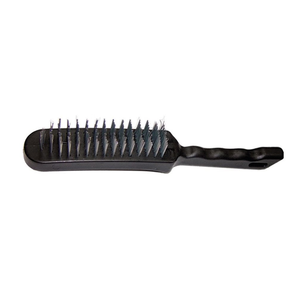 Escova De Aco Plast C/Cabo C/4 Fileiras