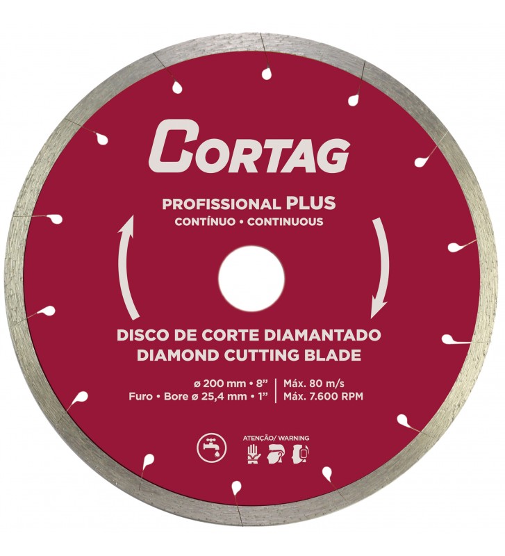 Disco Diam Diamond 200mm Prof Plus 