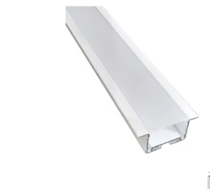 Perfil P/Fita Led Embutir 1mt Br