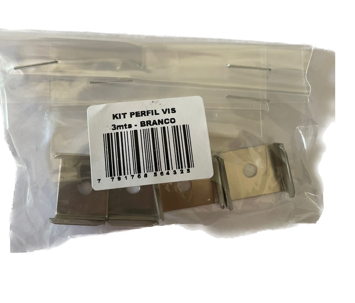 Kit Suporte P/Perfil Fita Led Sob Br 3mt