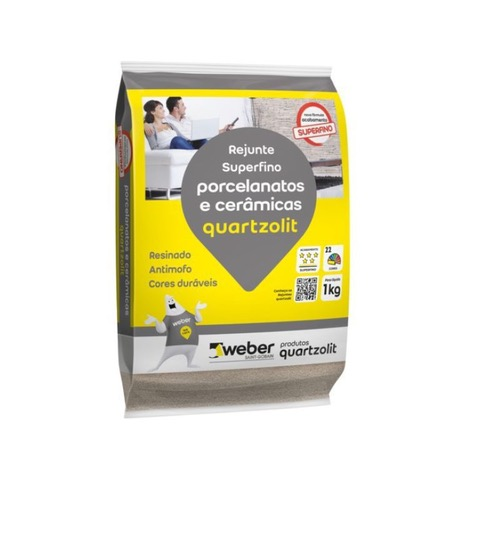 Rejunte Porcelanato 1kg Cinza Platina