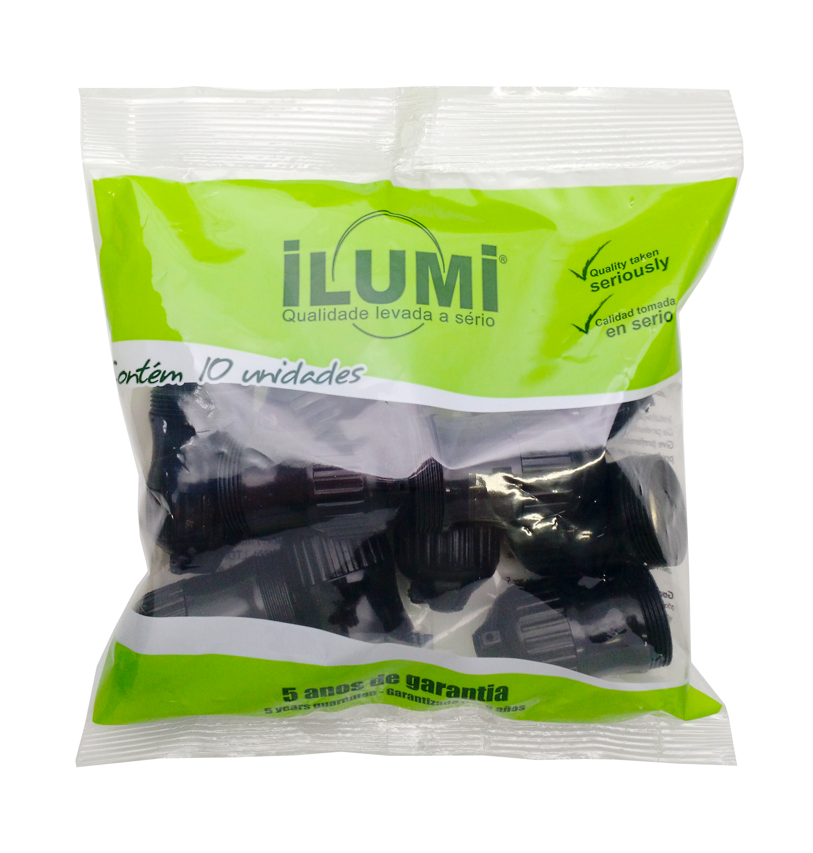 Soquete S/Chave C/Borne Pt 2a 250v 10pc