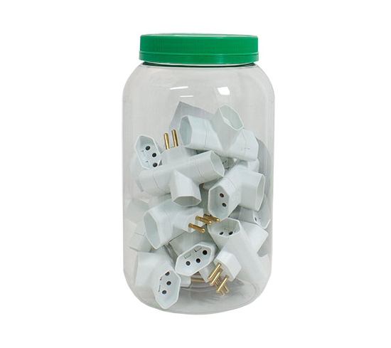 Pino Adapt Tipo T 2p+T Cz 10a 15pc Pote