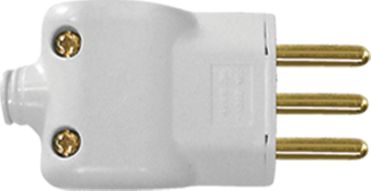 Plug 2p+T Macho 20a Br Pren Cb 10pc
