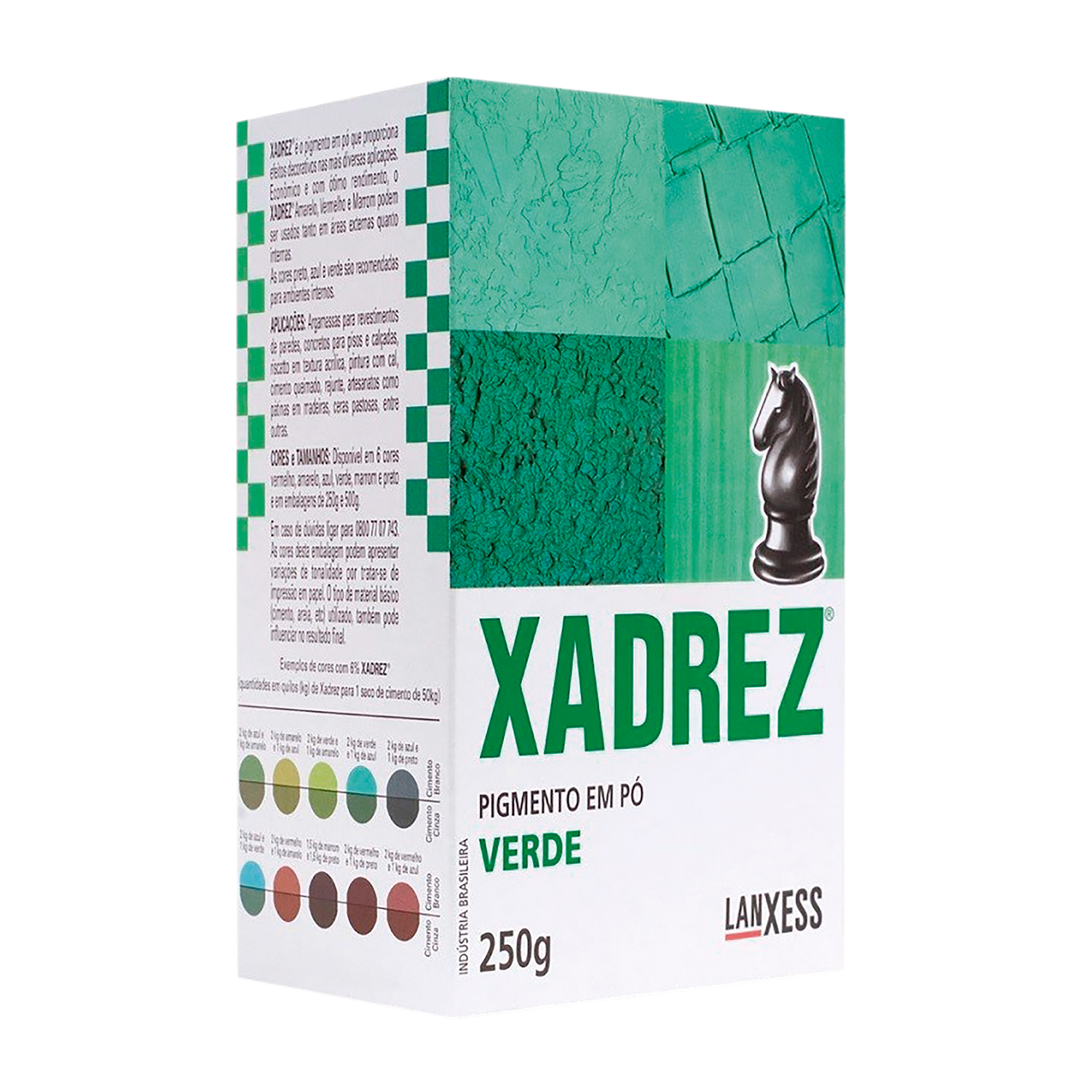 Po Xadrez 250gr 20un Verde