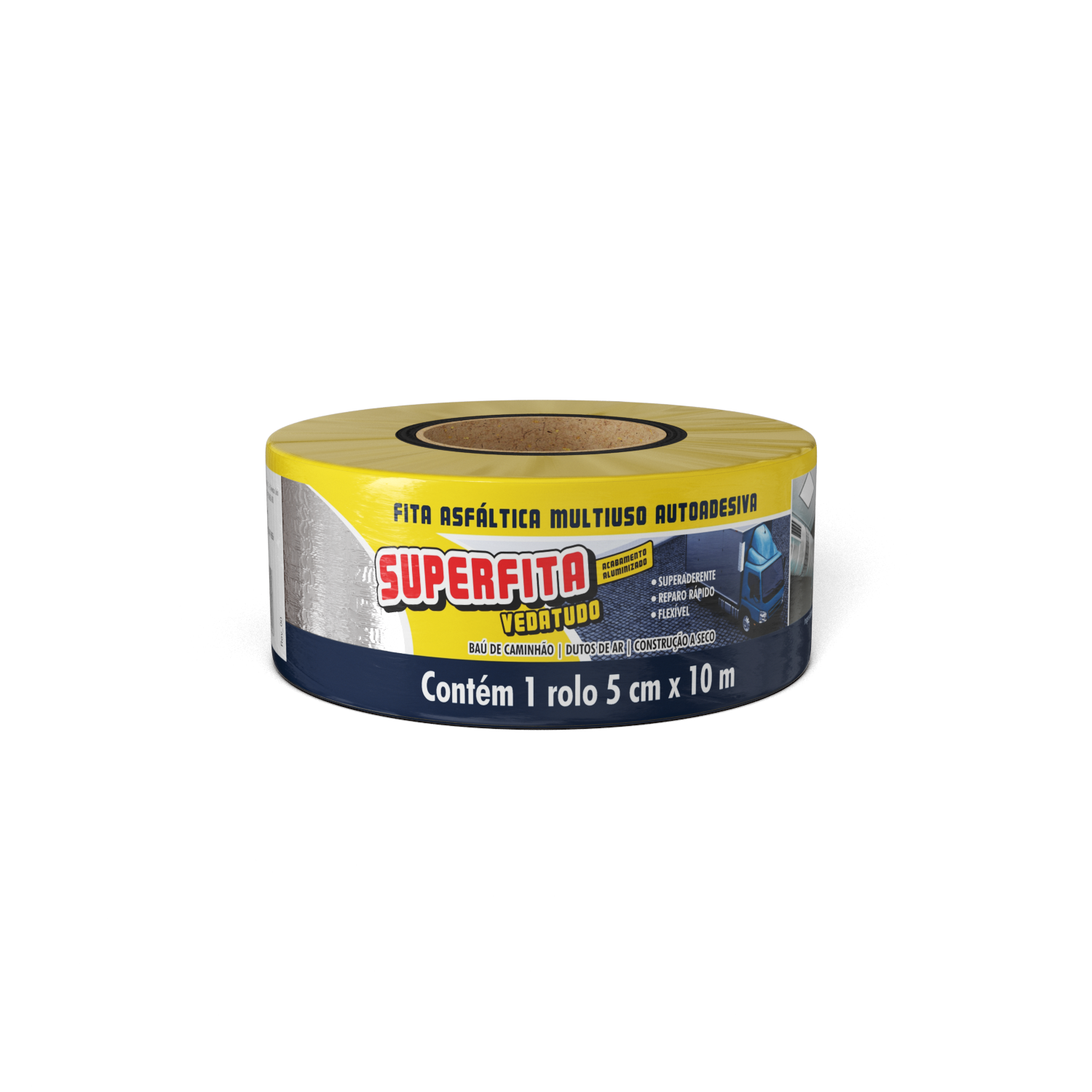 Fita Mult Uso Auto Ades 05cmx10mt 