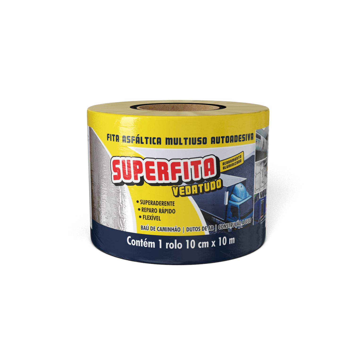 Fita Mult Uso Auto Ades 10cmx10mt 