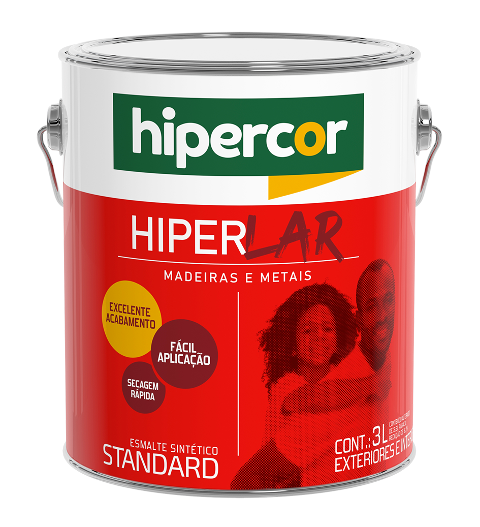 Tinta Esm Bril Std 3,0lt Hiper M Conh