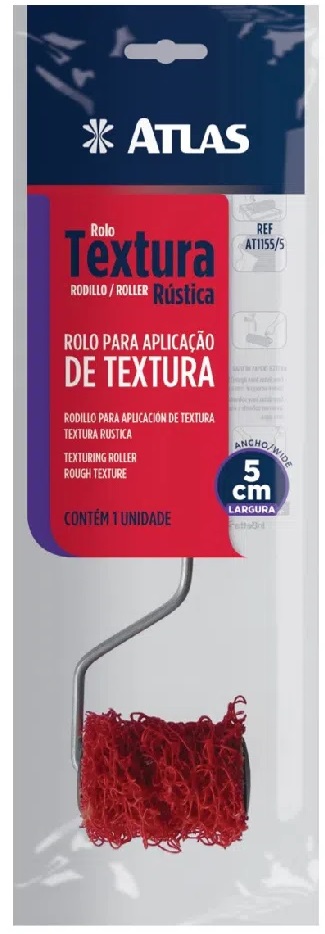 Rolo De Textura 05cm Rustica At1155/5