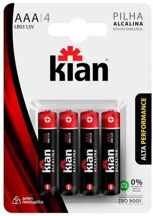 Pilha Alcalina Aaa (Palito-4pc)