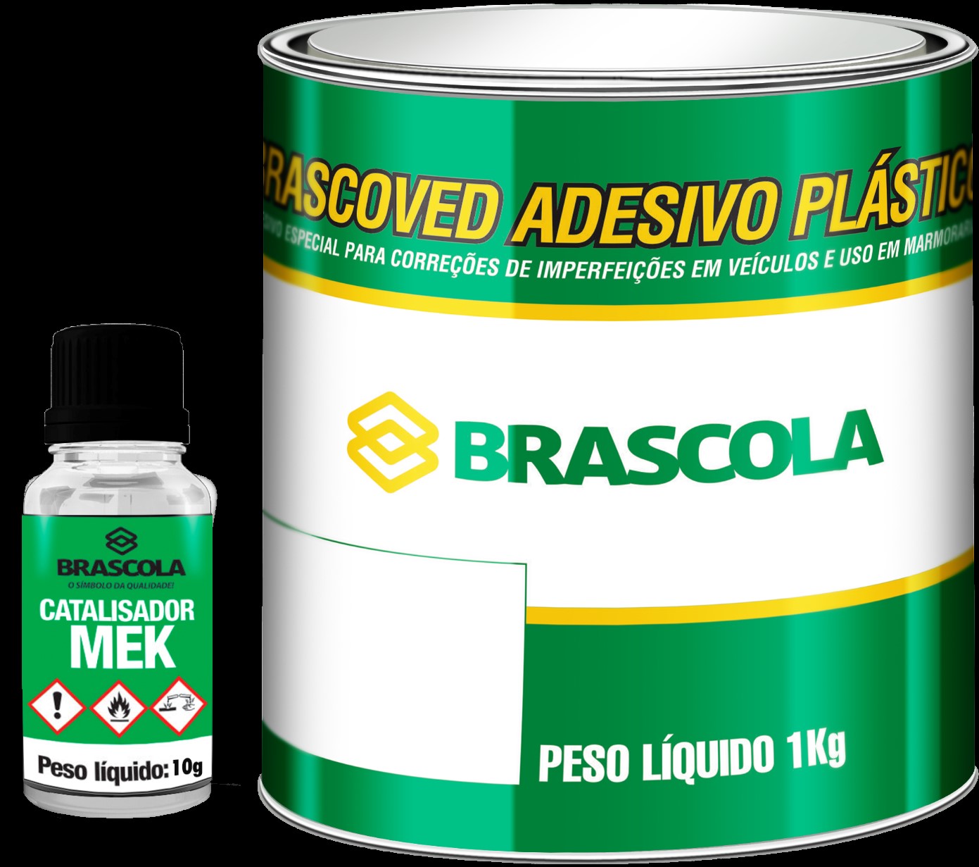 Massa Plastica Cz 1kg Brascoved