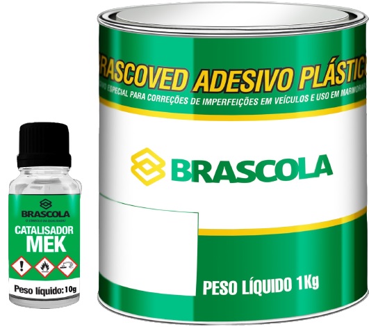 Massa Plastica Cz 1kg Brascoved