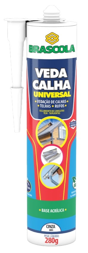 Veda Calha Cinza 280gr Universal