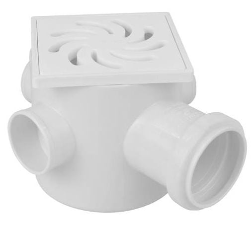 Caixa Sif 3 Entr Quad 100x100x50mm Br