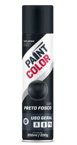 Tinta Spray U.G Preto Fo 400ml 250gr