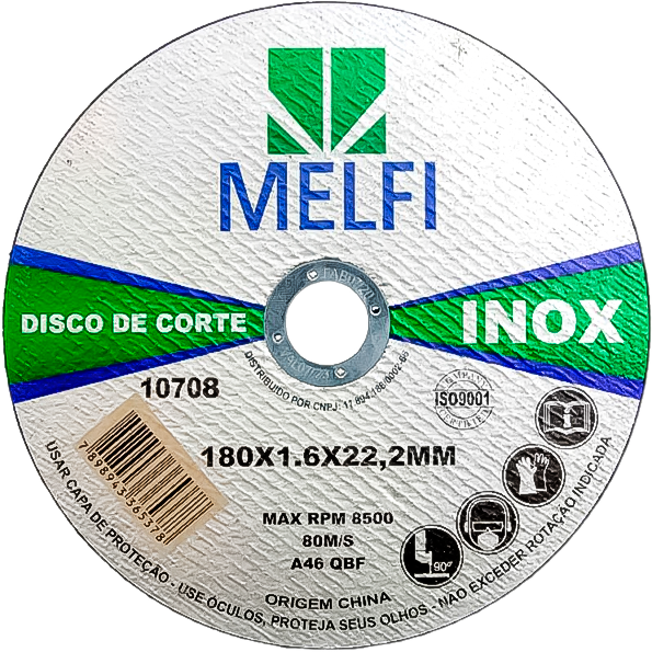 Disco De Corte  7x1/16x7/8” Inox  
