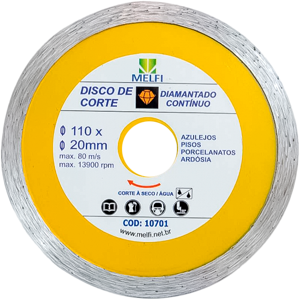Disco Diam Liso 110x20mm