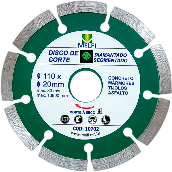 Disco Diam Segm 110x20mm 