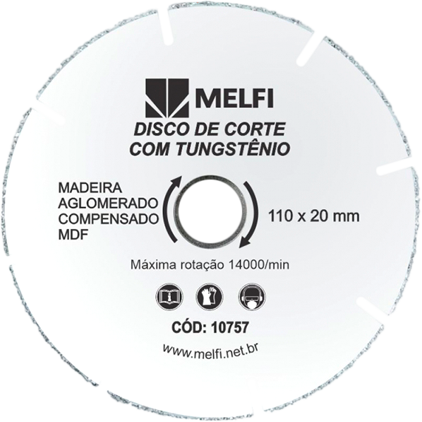 Disco De Corte 110mm Tungstenio