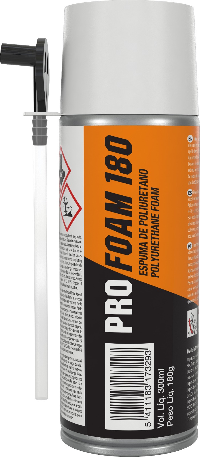 Espuma Expansiva Pu 300ml 180gr
