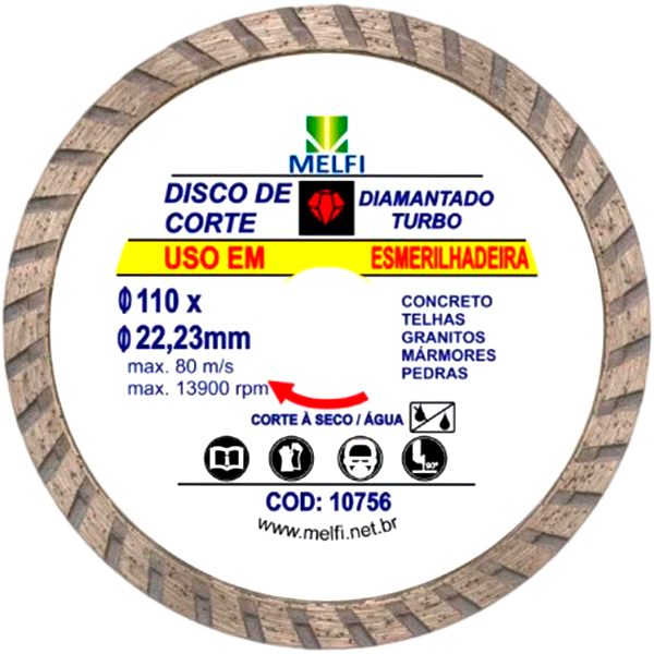 Disco Diam Turbo 110x22mm