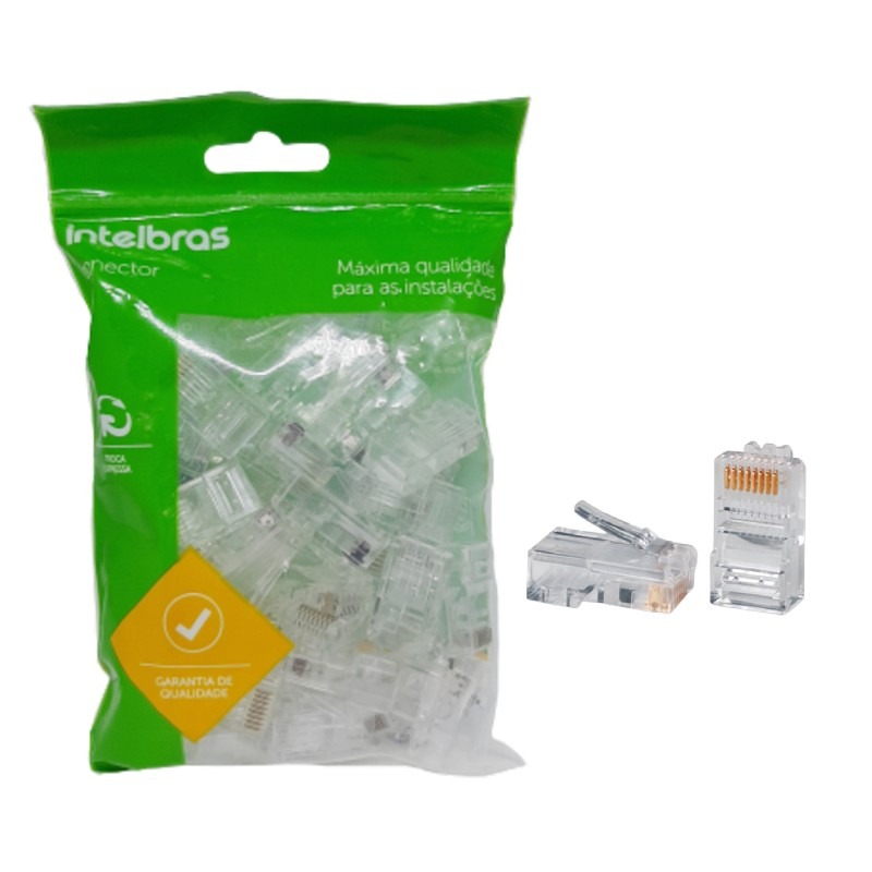 Conector Macho Rj45 Cat5e C/50pc