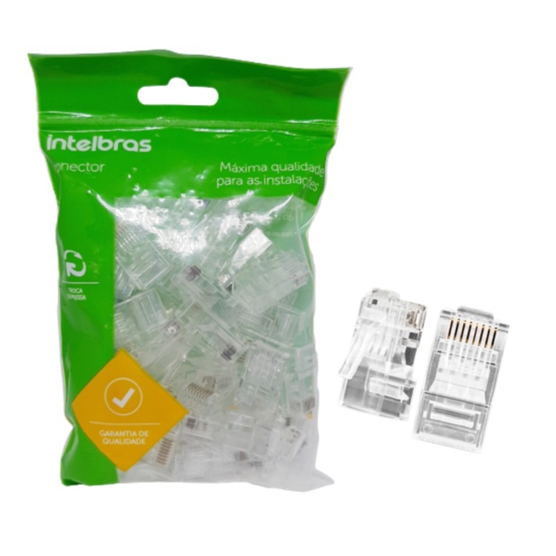 Conector Macho Rj45 Cat6 C/50pc