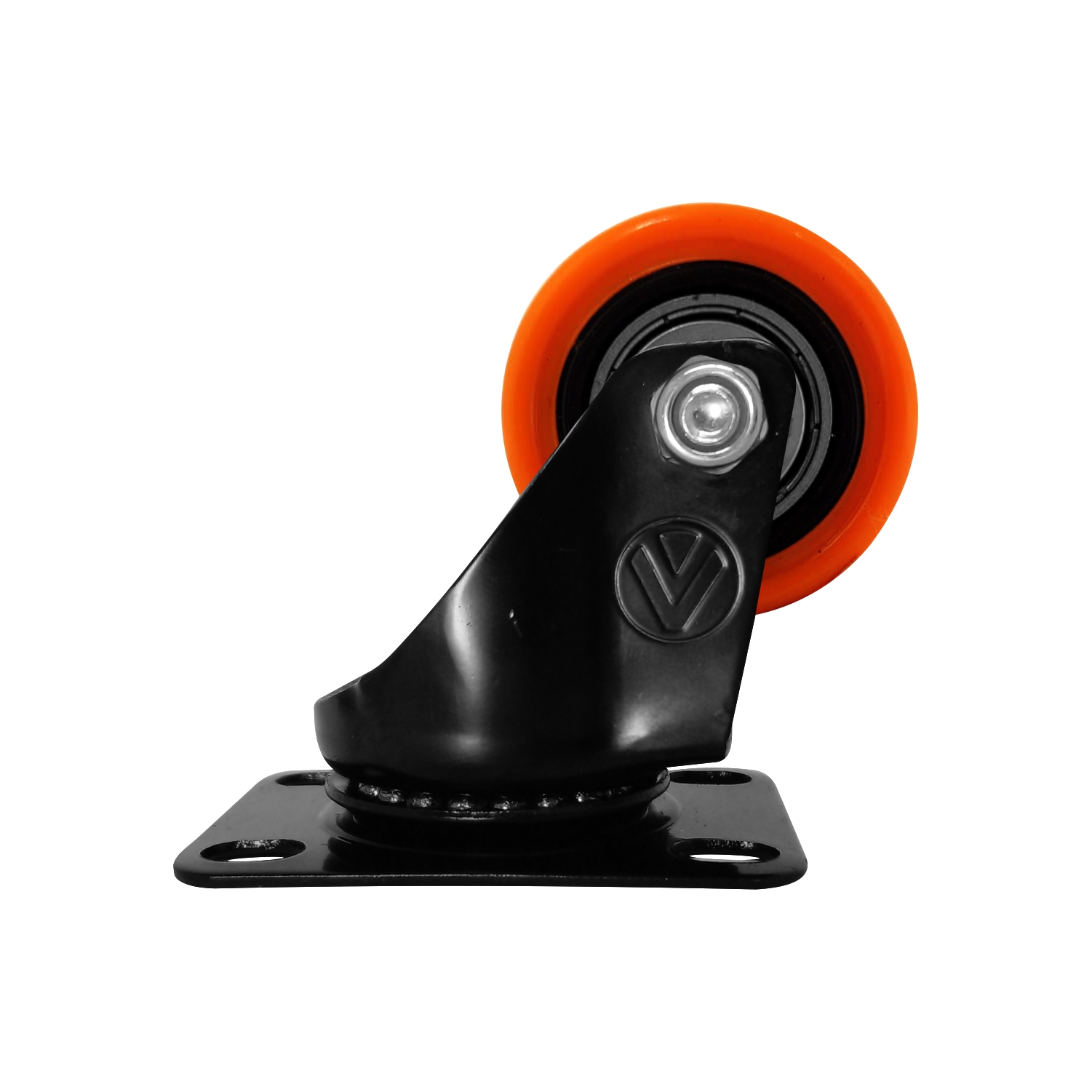 Rodizio Girat 1.5/8”  Pvc Laranja