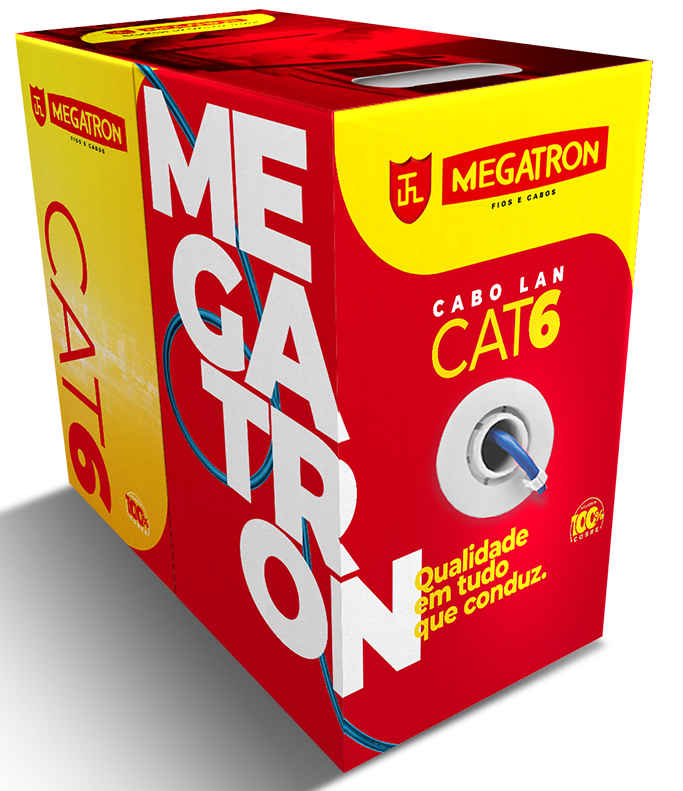 Cabo Rede Lan 4p Cat6 Azul Cmx 305m