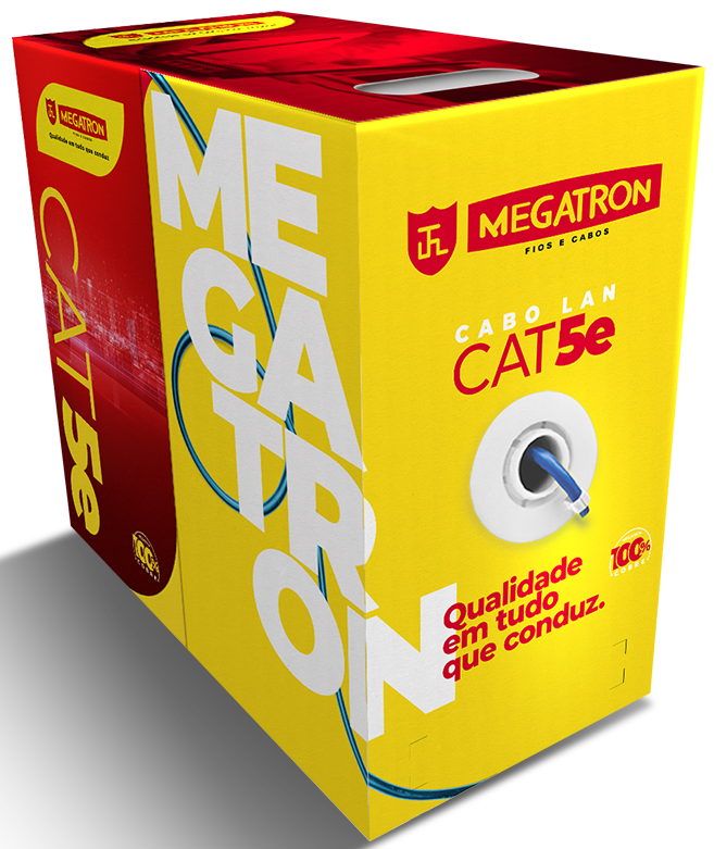 Cabo Rede Lan 4p Cat5e Azul Cmx 305m